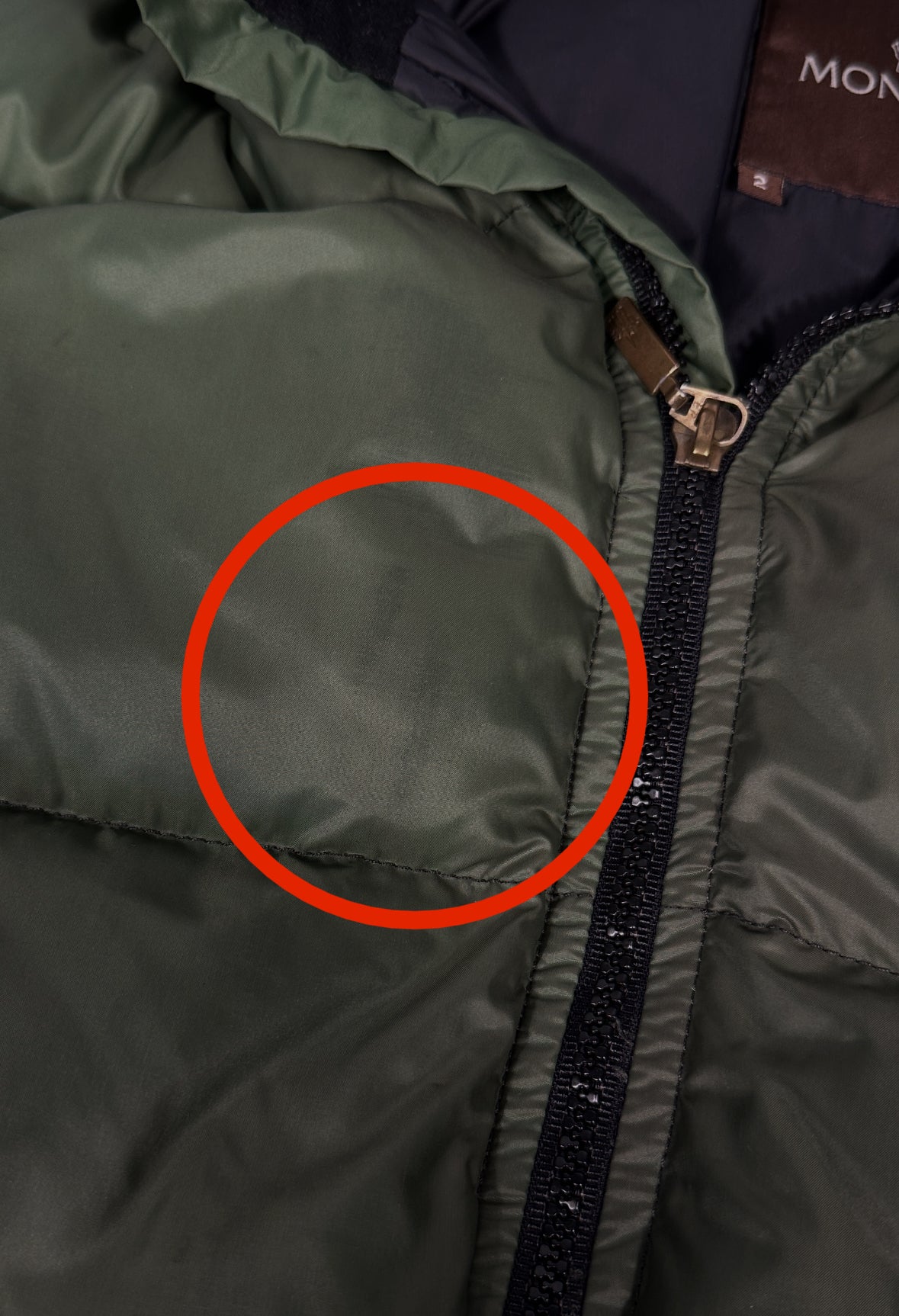 Moncler heritage puffer jacket front zip view — FashnLuxe