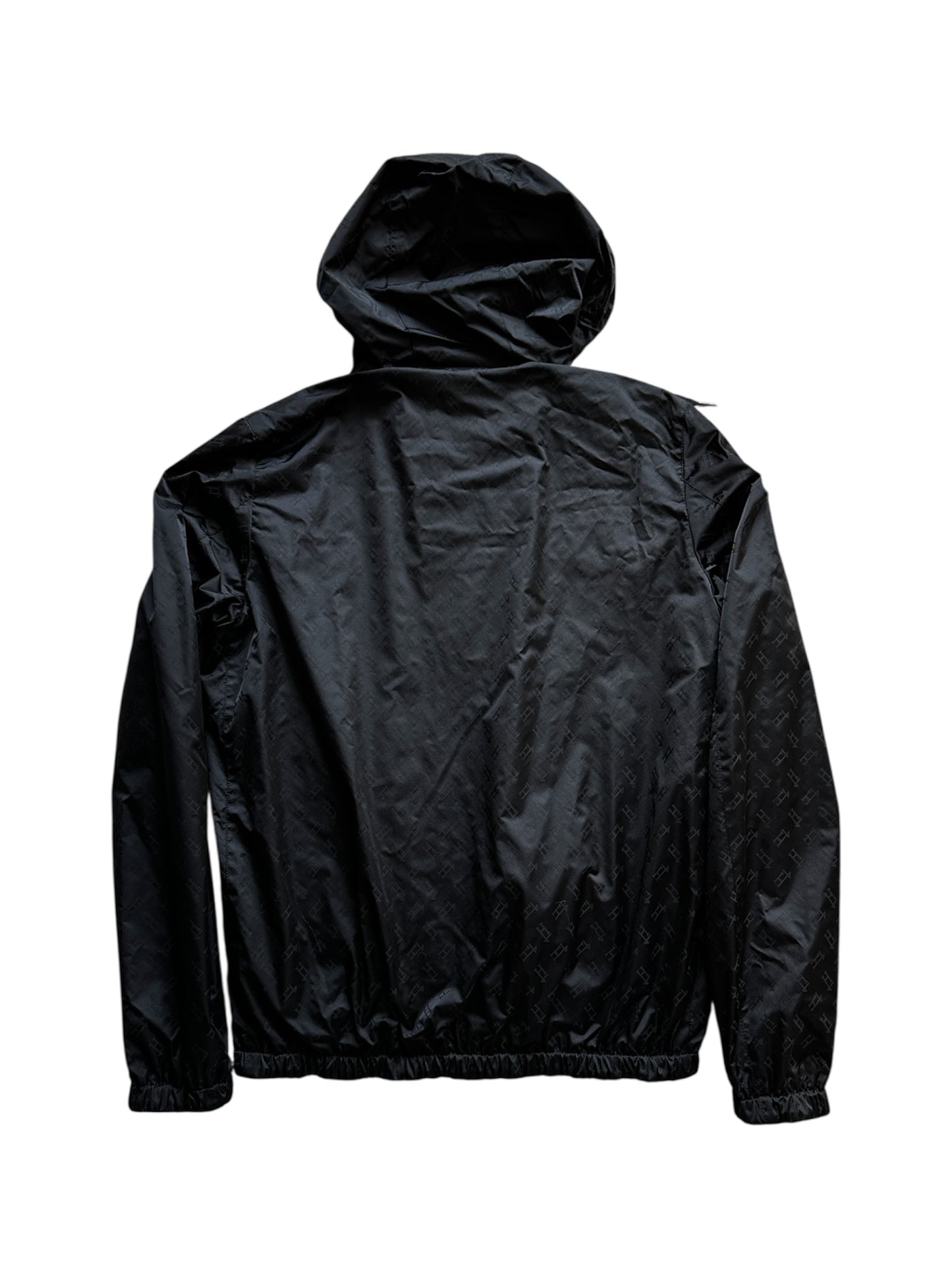 Herno windbreaker collar and zip detail — FashnLuxe
