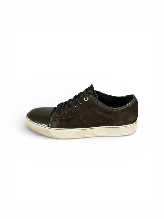 Lanvin DBB1 mixed panel upper side view — FashnLuxe
