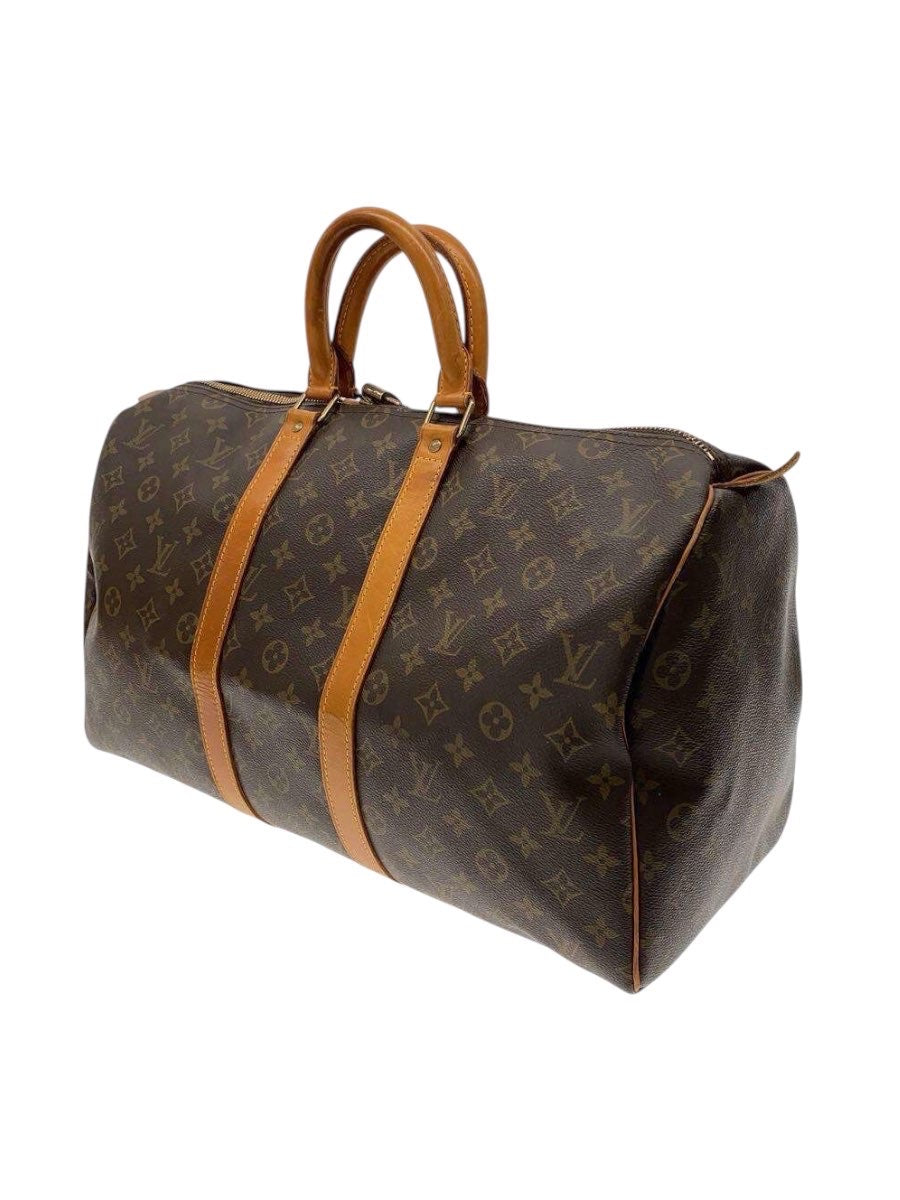 Louis Vuitton Keepall 45 leather trim and zipper — FashnLuxe