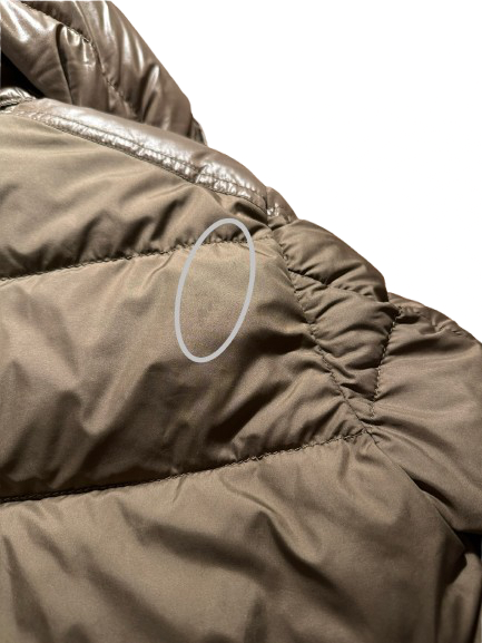 Moncler Chevalier jacket stretch panel detail — FashnLuxe