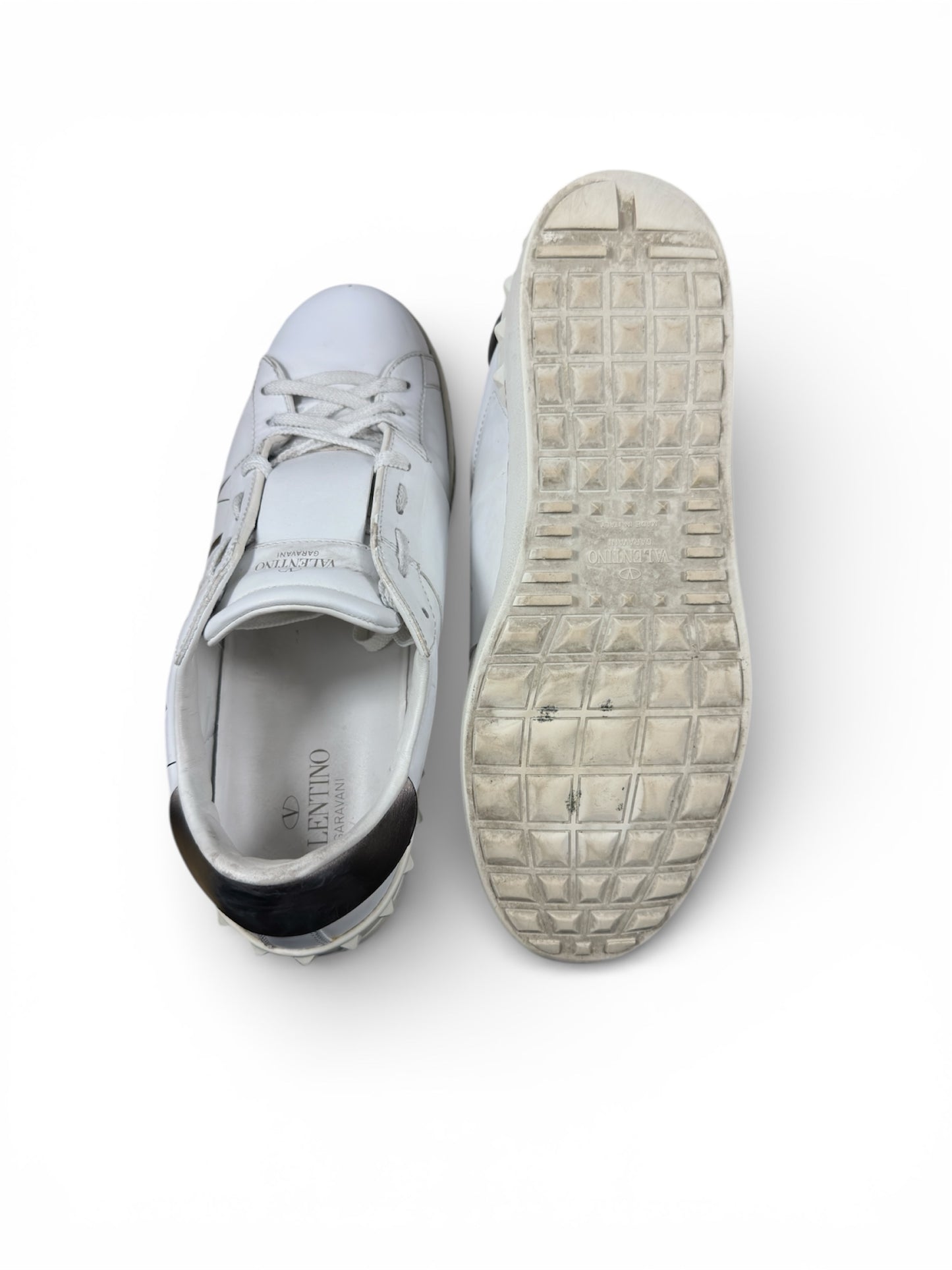 Valentino Open Sneaker sole bottom view — FashnLuxe