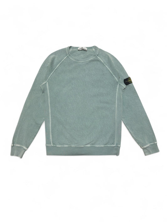 Stone Island Junior sweatshirt with compass badge front view — FashnLuxe