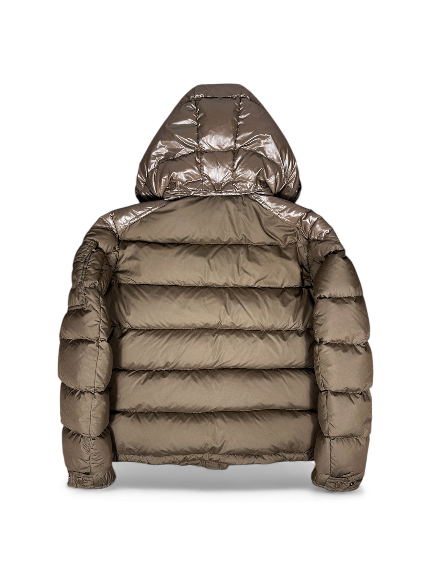 Moncler Chevalier jacket padded hood detail — FashnLuxe