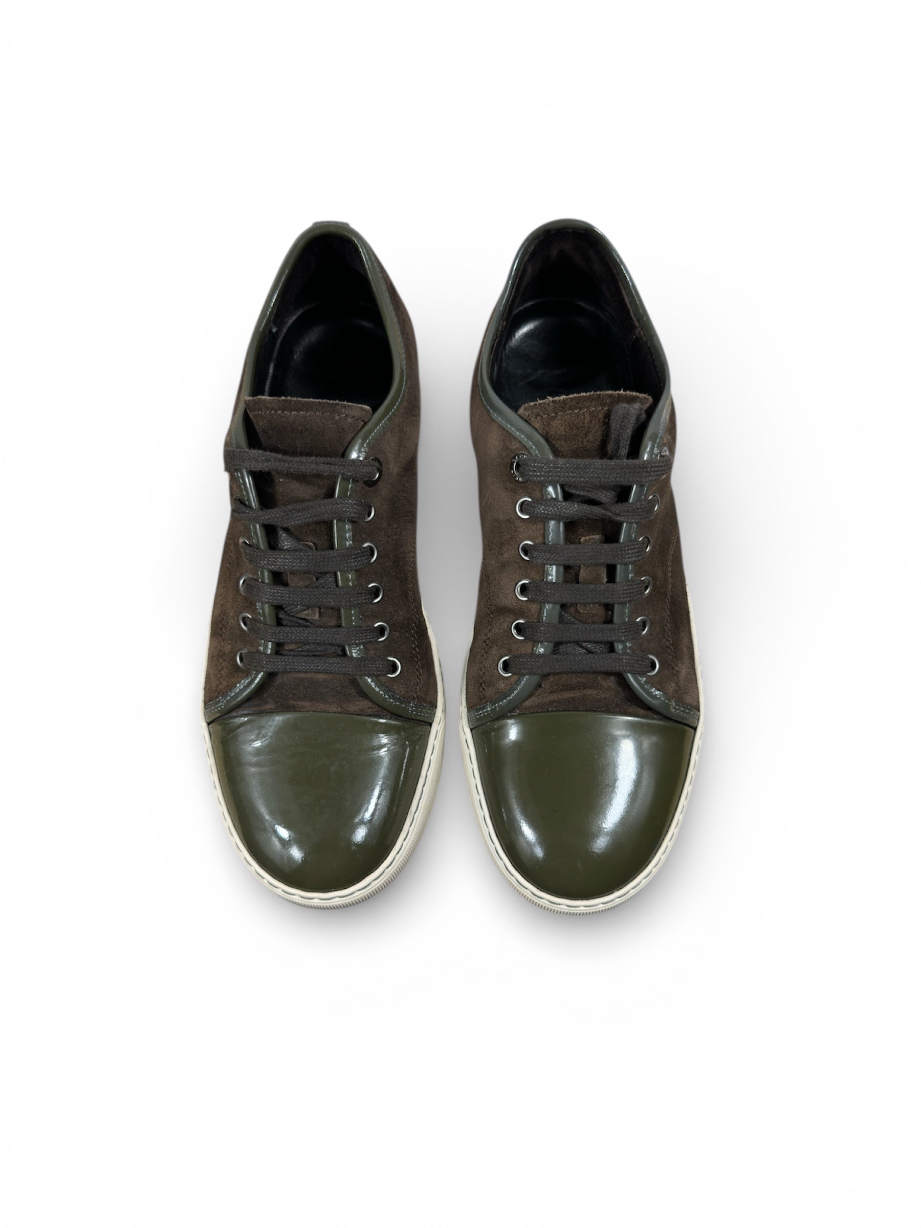 Lanvin DBB1 leather mesh upper detail — FashnLuxe