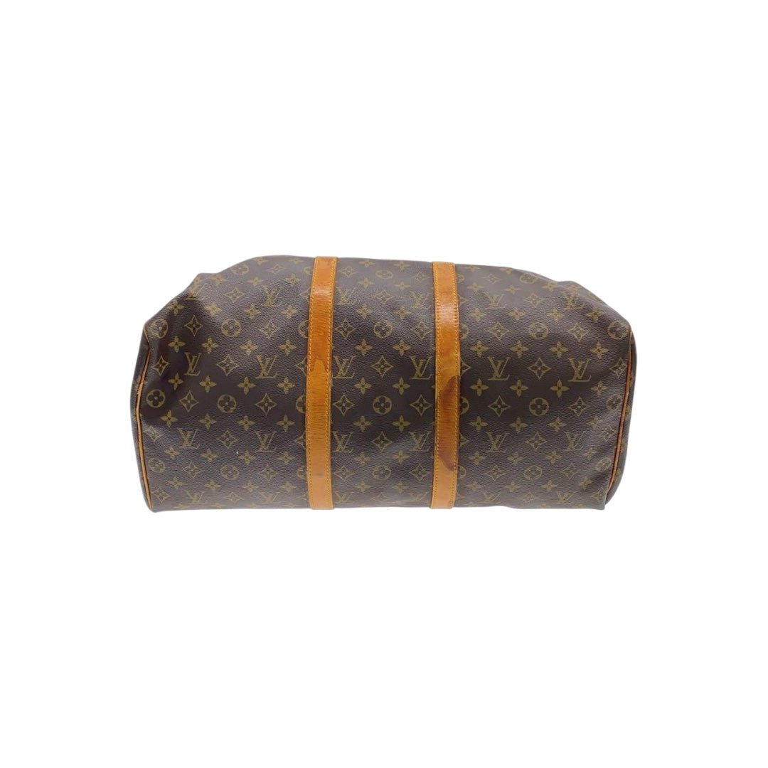 Louis Vuitton Keepall 50 vintage interior view — FashnLuxe