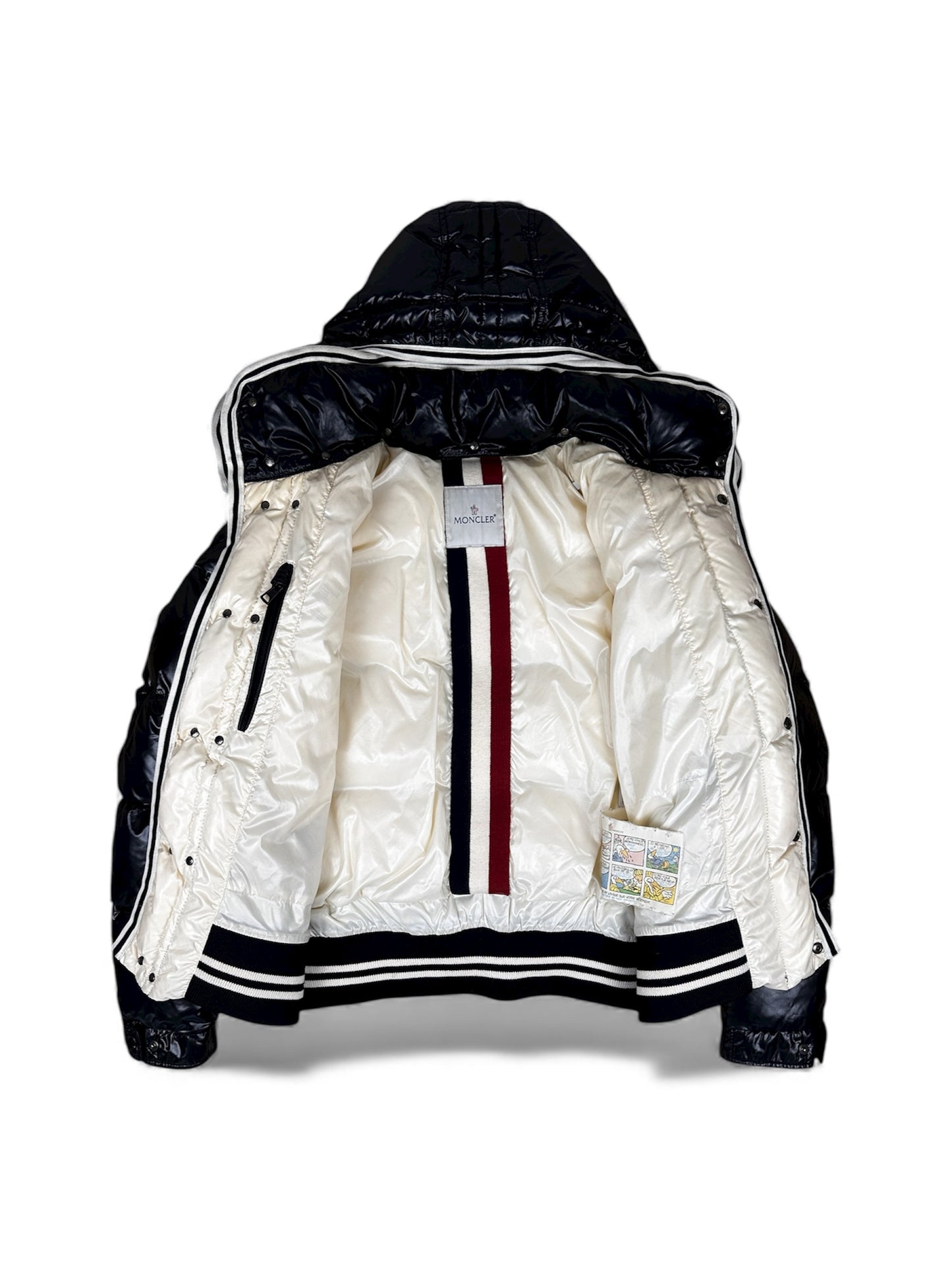Moncler Branson stand collar detail — FashnLuxe