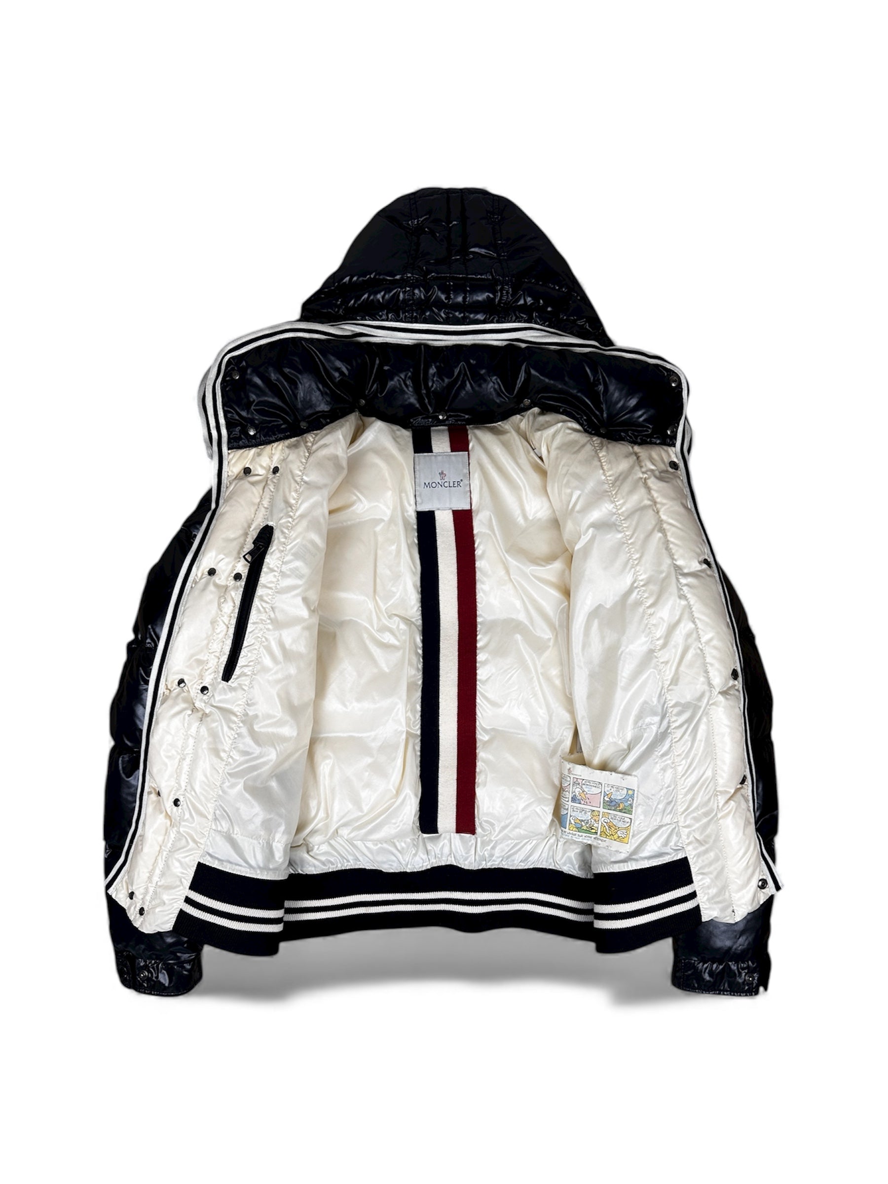Moncler Branson stand collar detail — FashnLuxe