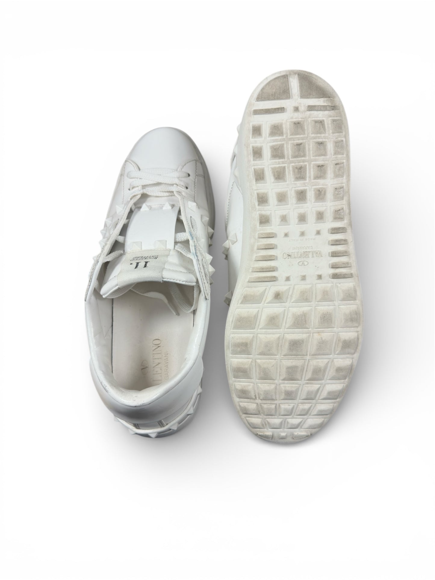 Valentino Open Sneaker sole view — FashnLuxe