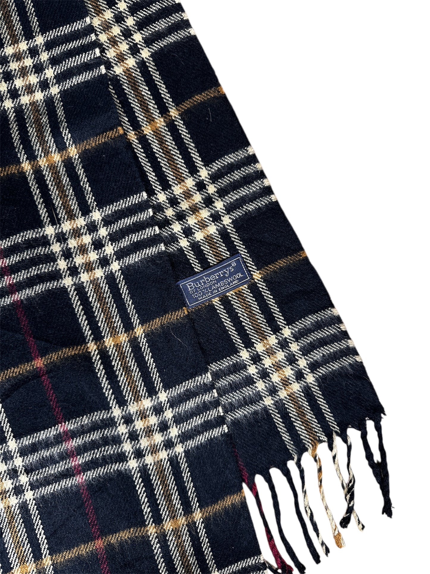 Burberry scarf check detail — FashnLuxe