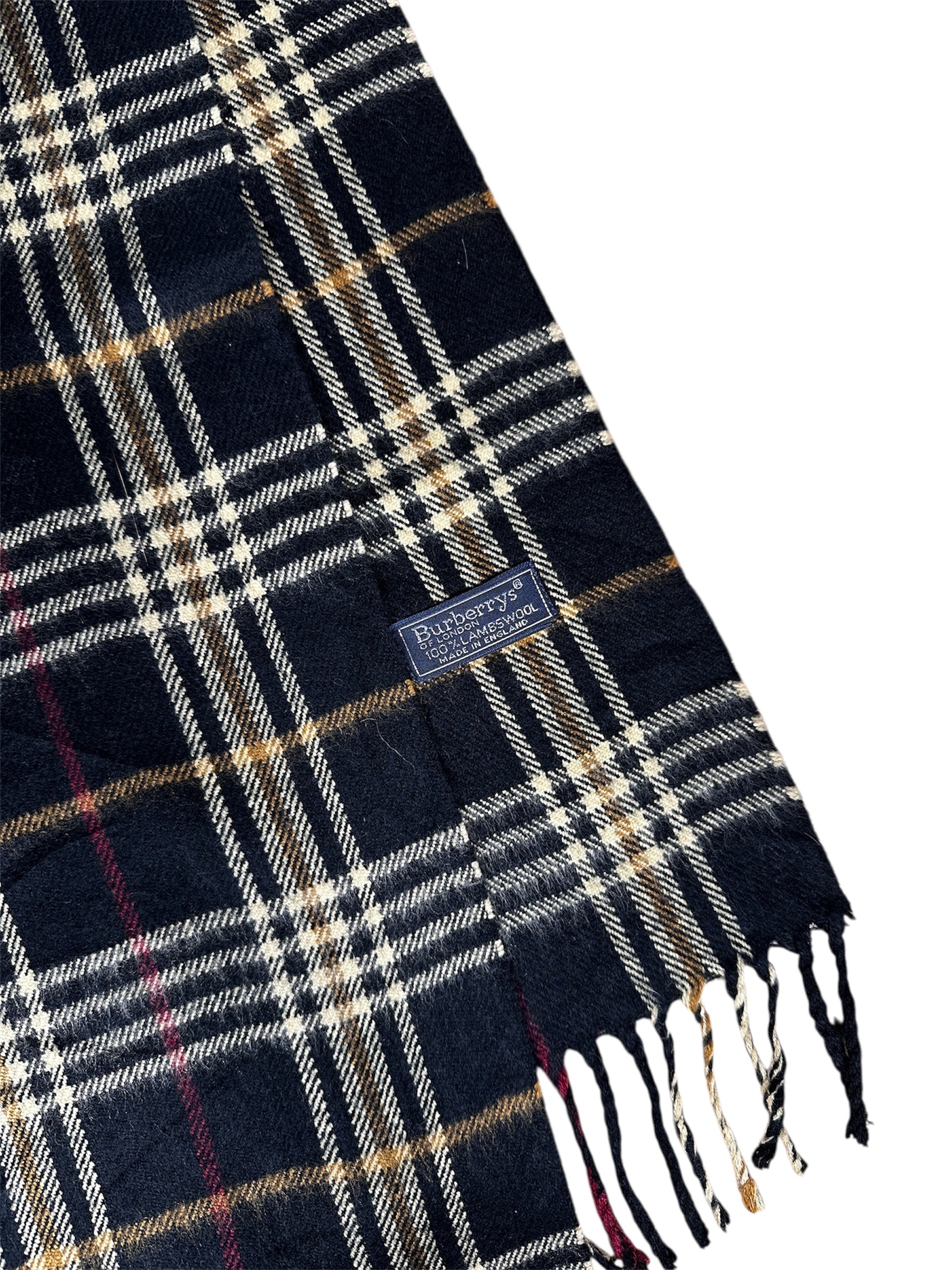Burberry scarf check detail — FashnLuxe