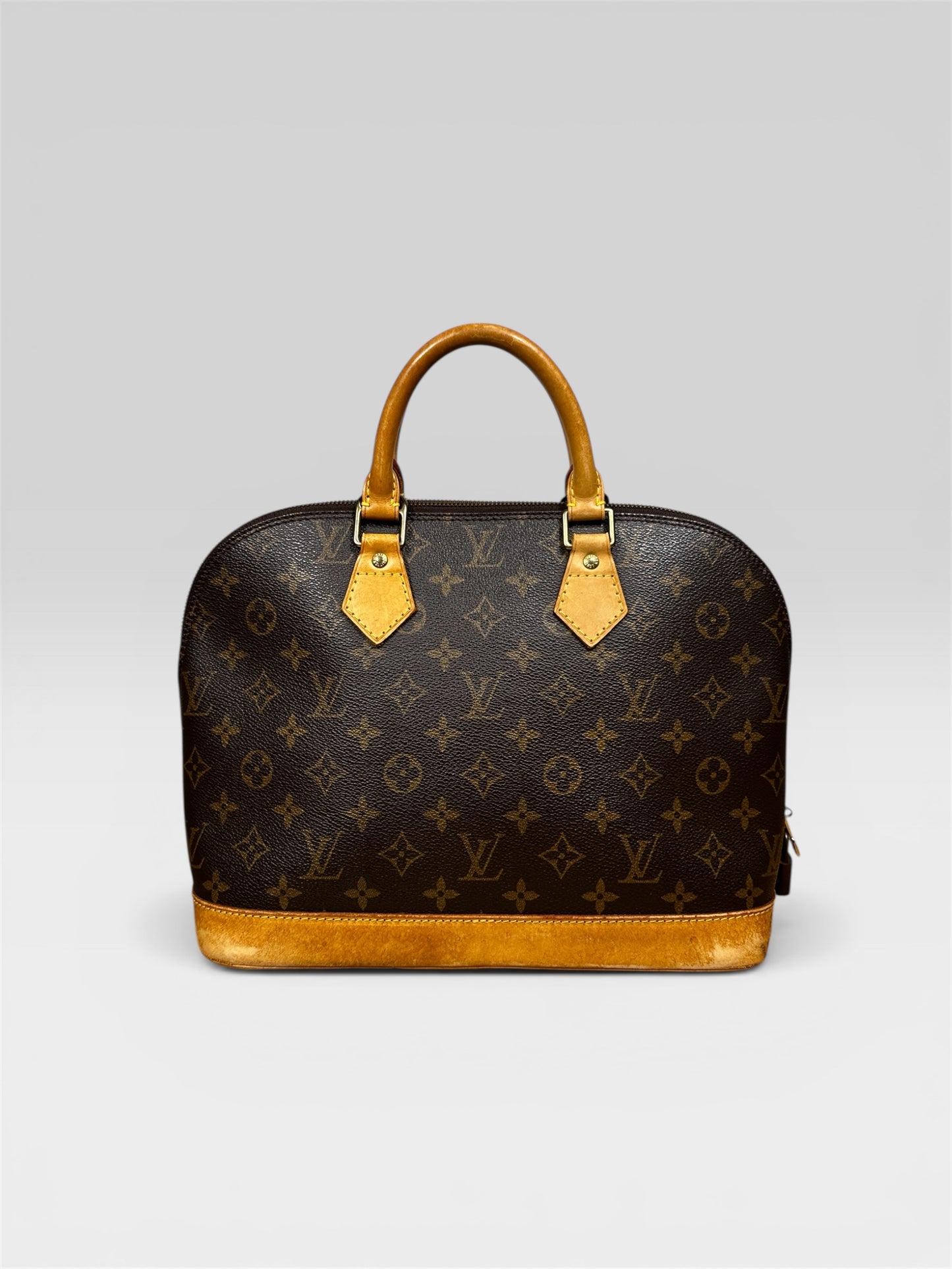 Louis Vuitton Alma PM Monogram canvas front view — FashnLuxe