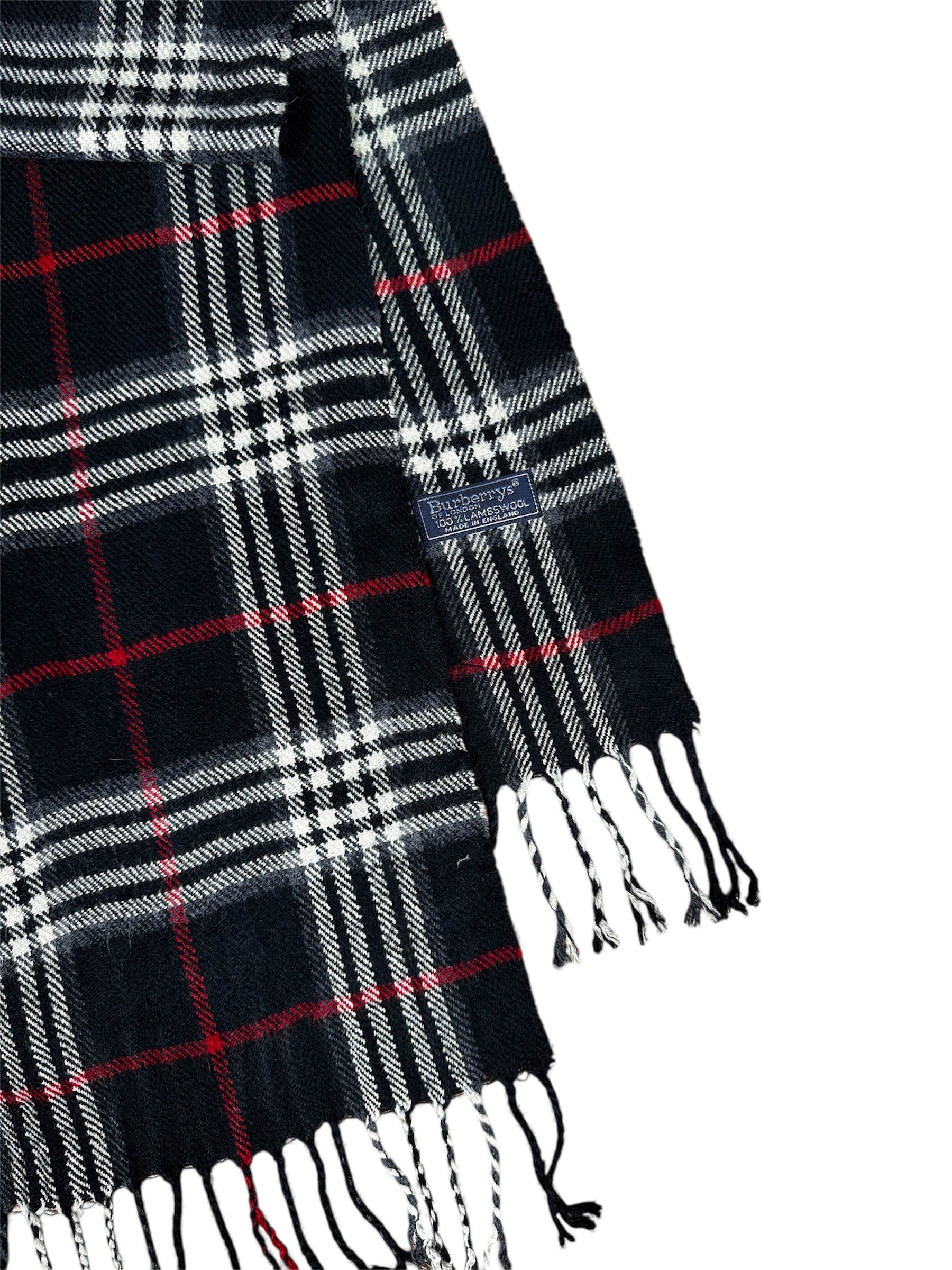 Burberry scarf texture close-up — FashnLuxe