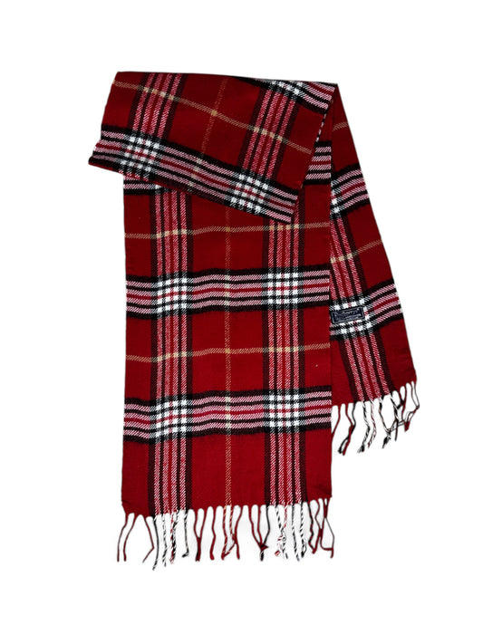 Burberry Nova Check scarf wool silk blend camel pattern — FashnLuxe