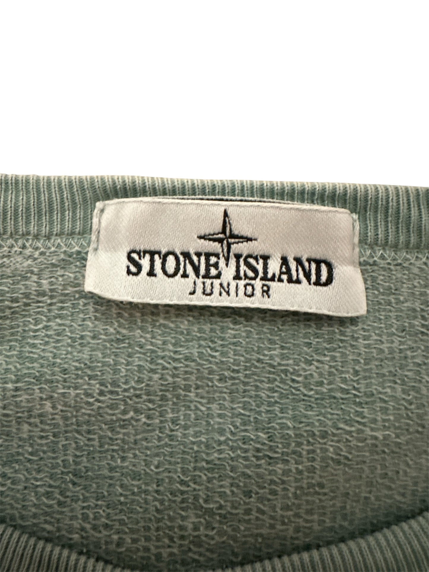 Stone Island Junior sweatshirt badge detail — FashnLuxe