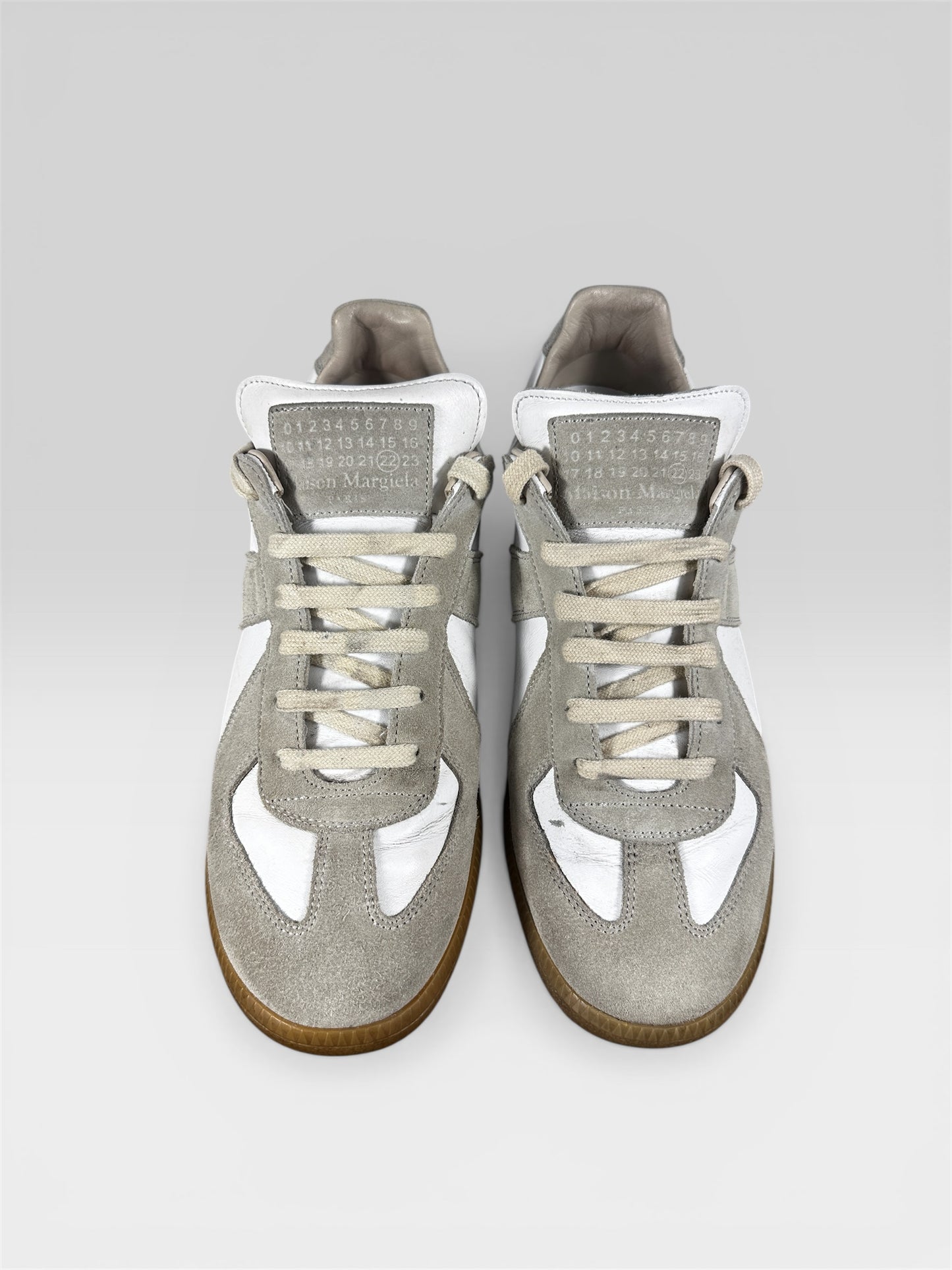 Maison Margiela GAT painted toe cap detail — FashnLuxe