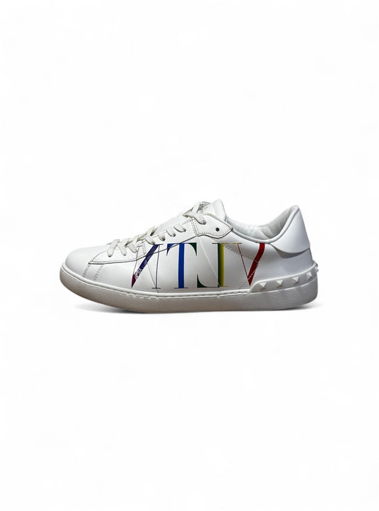 Valentino VLTN Open Sneaker mesh upper front view — FashnLuxe
