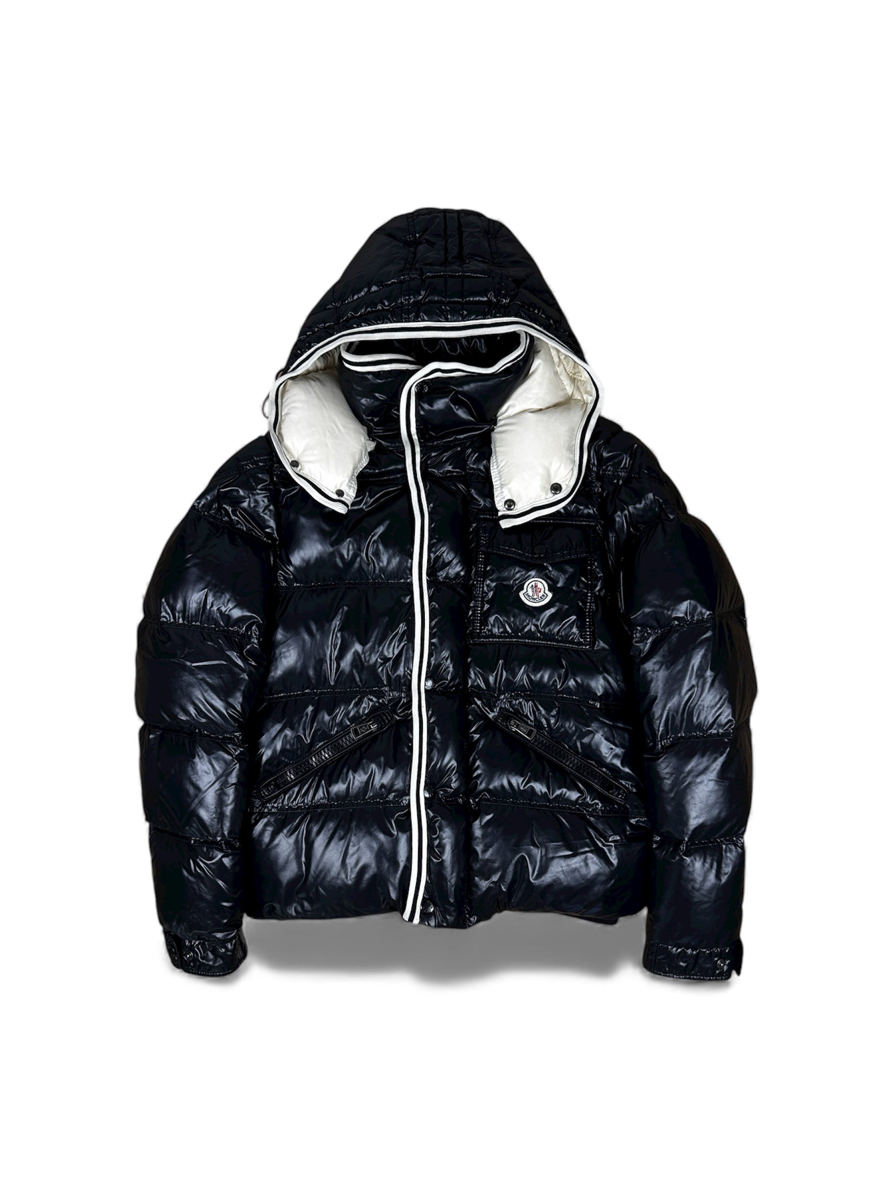 Moncler Branson puffer jacket front view — FashnLuxe