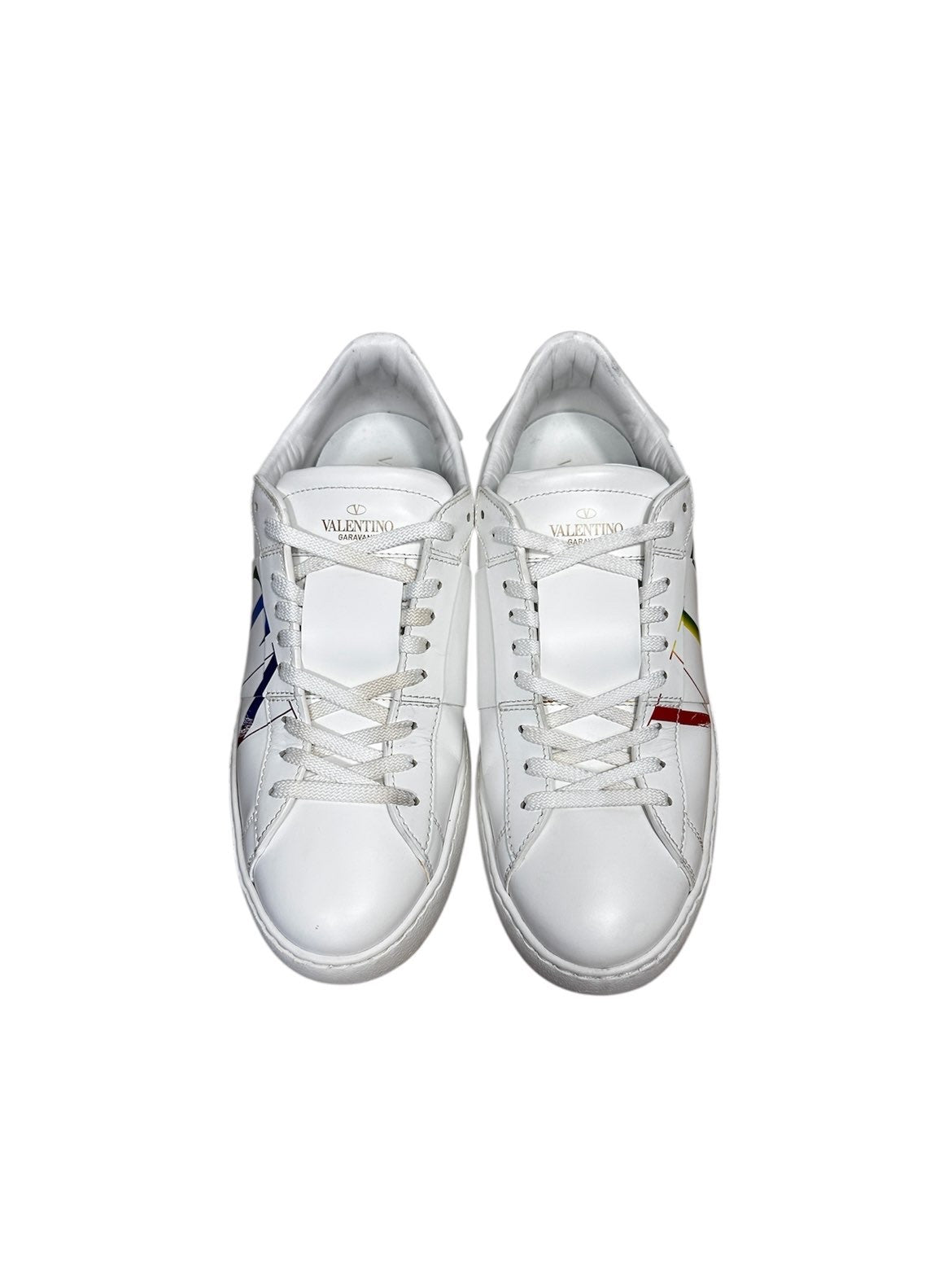Valentino Open Sneaker velcro ankle strap detail — FashnLuxe