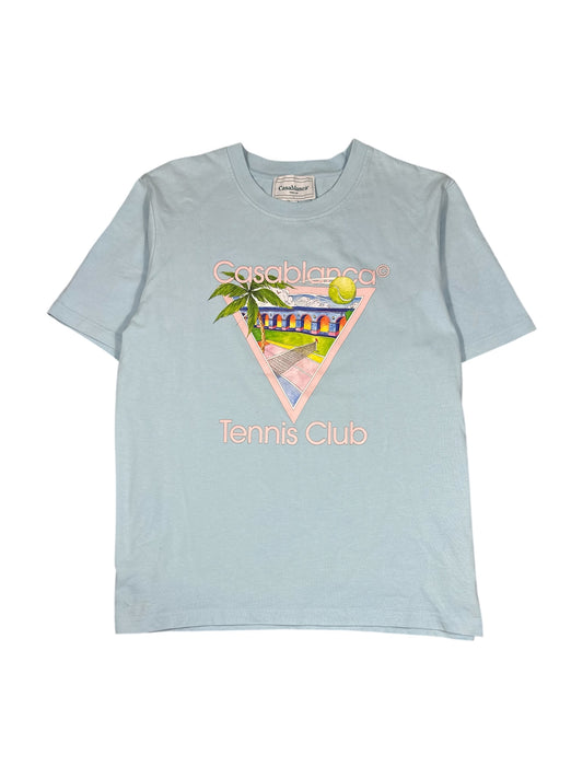 Casablanca graphic tee relaxed fit front view — FashnLuxe