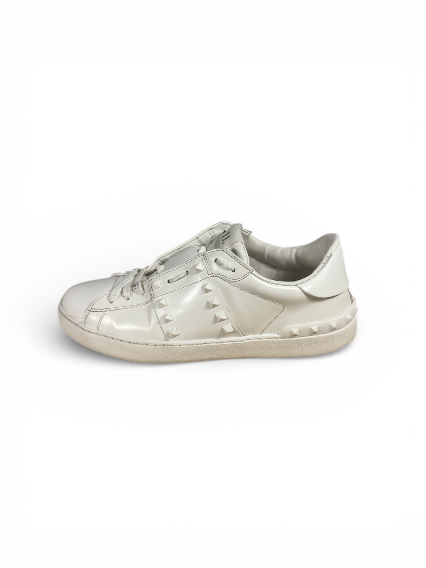 Valentino VLTN Open Sneaker mesh upper side view — FashnLuxe