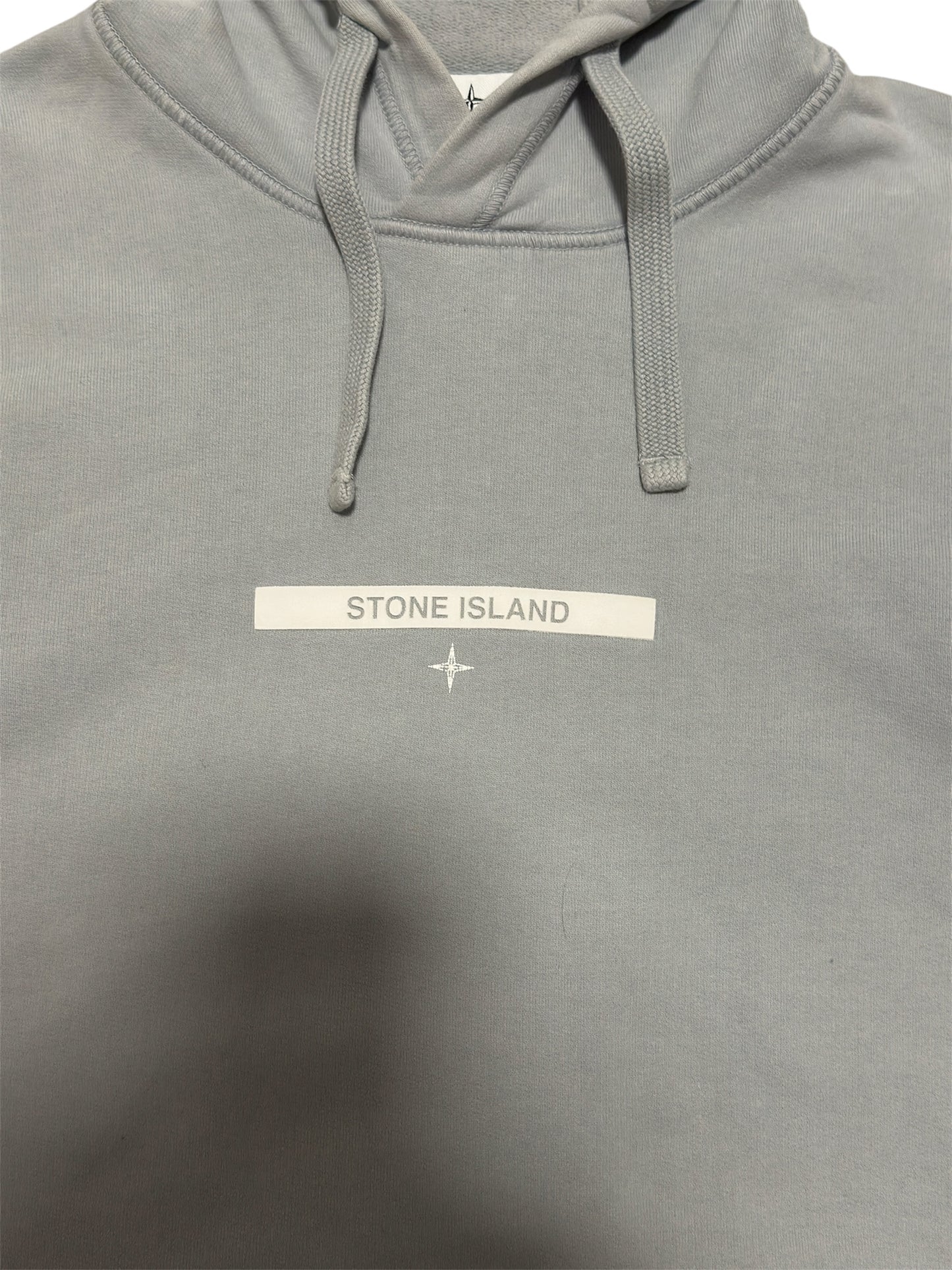 Stone Island hoodie kangaroo pocket view — FashnLuxe