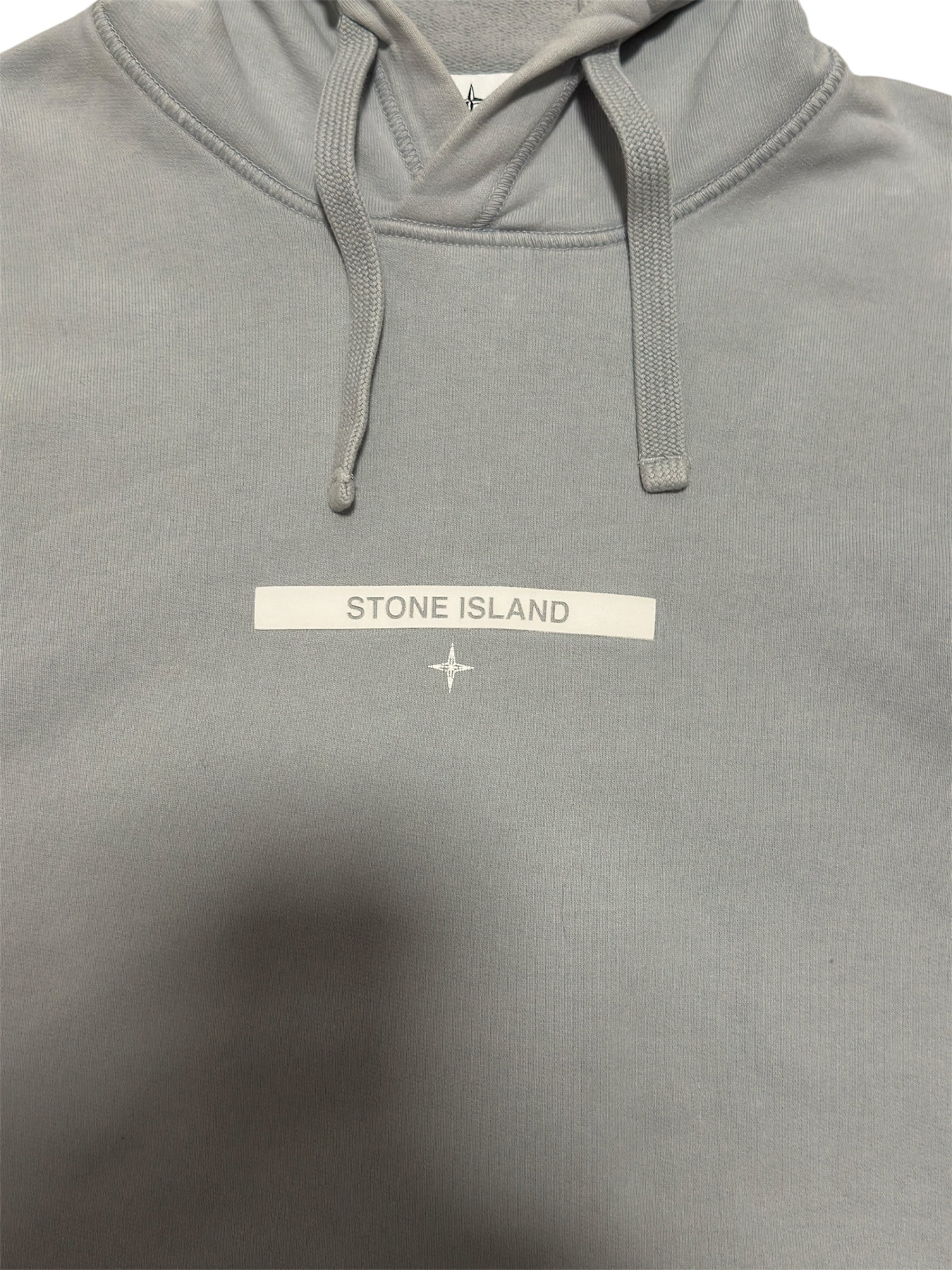 Stone Island hoodie kangaroo pocket view — FashnLuxe