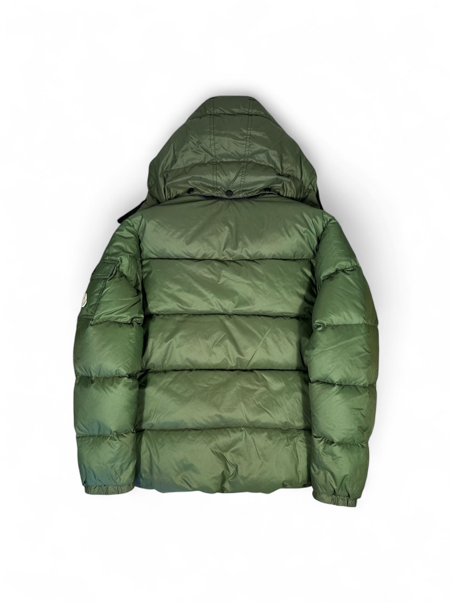 Moncler heritage puffer jacket back view — FashnLuxe