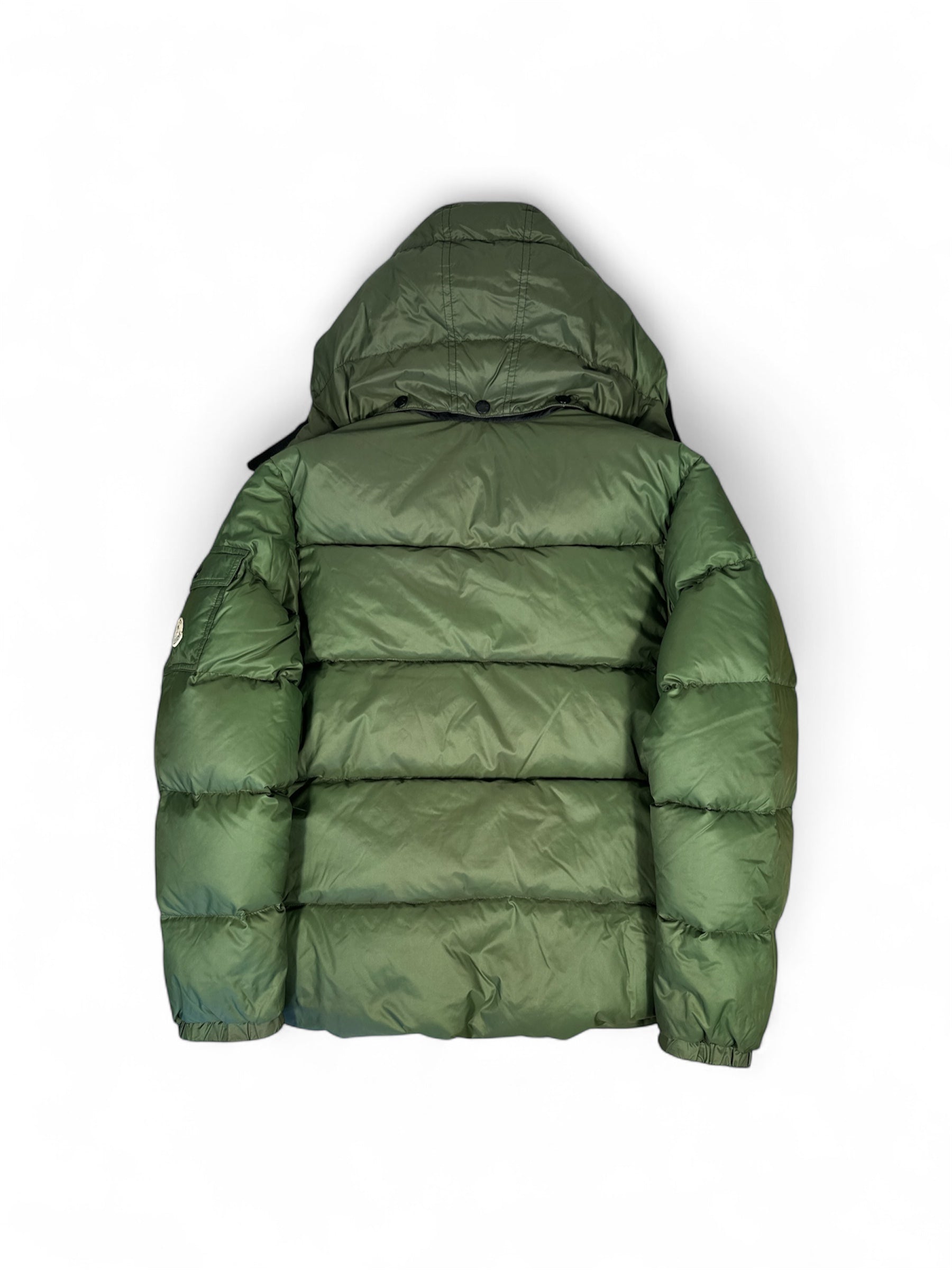 Moncler heritage puffer jacket back view — FashnLuxe