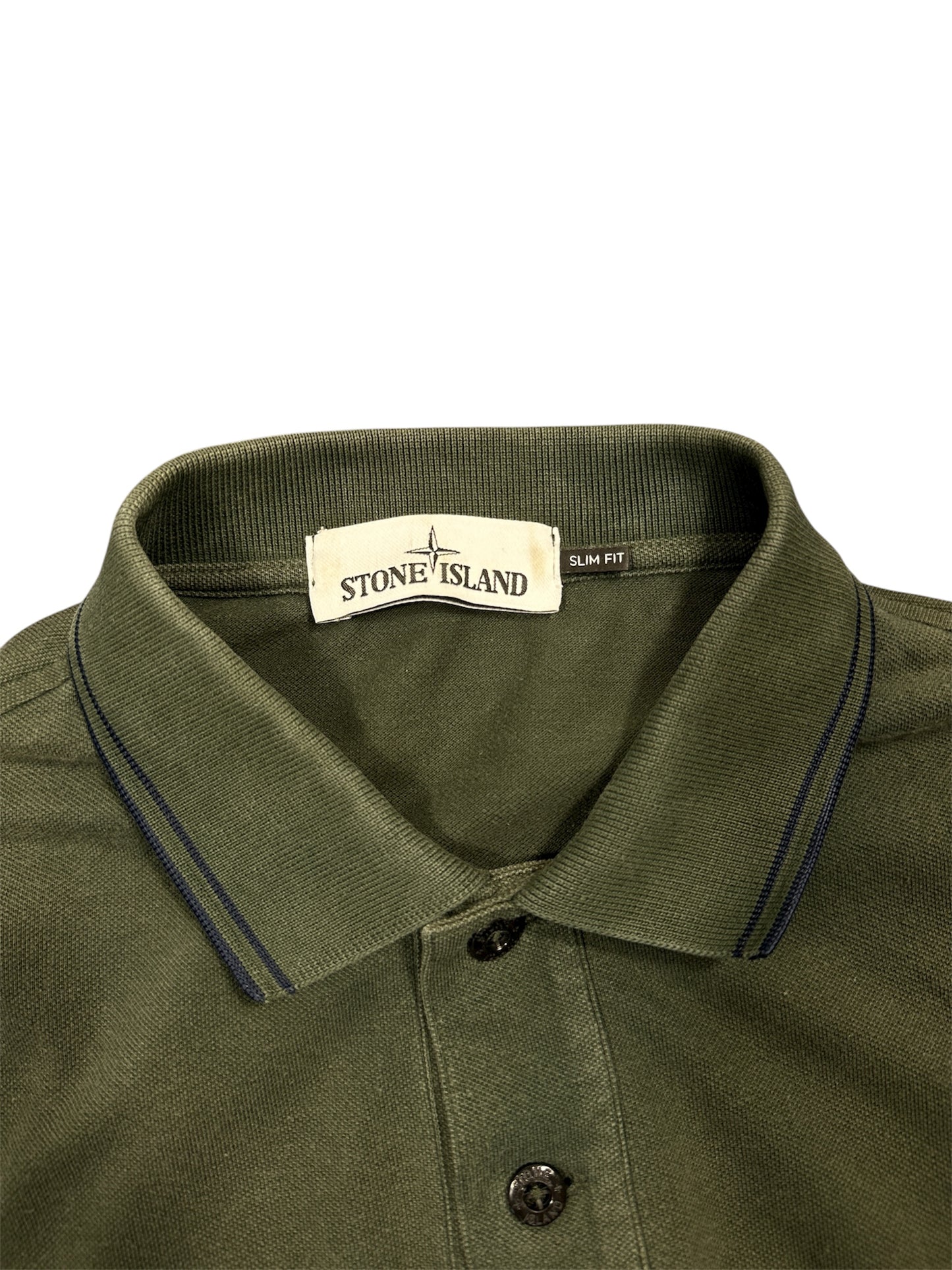 Stone Island long-sleeve polo cuff detail — FashnLuxe