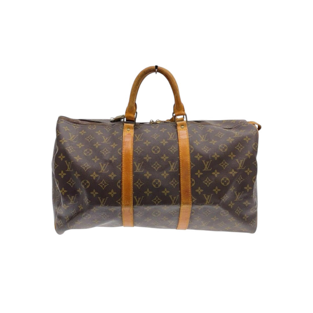 Louis Vuitton Keepall 50 vintage padlock and hardware — FashnLuxe