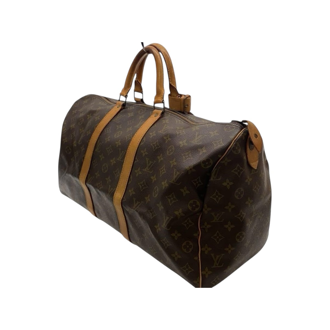 Louis Vuitton Keepall 50 interior textile lining — FashnLuxe