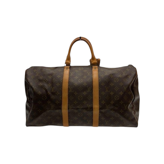 Louis Vuitton Keepall 50 Monogram canvas front view — FashnLuxe