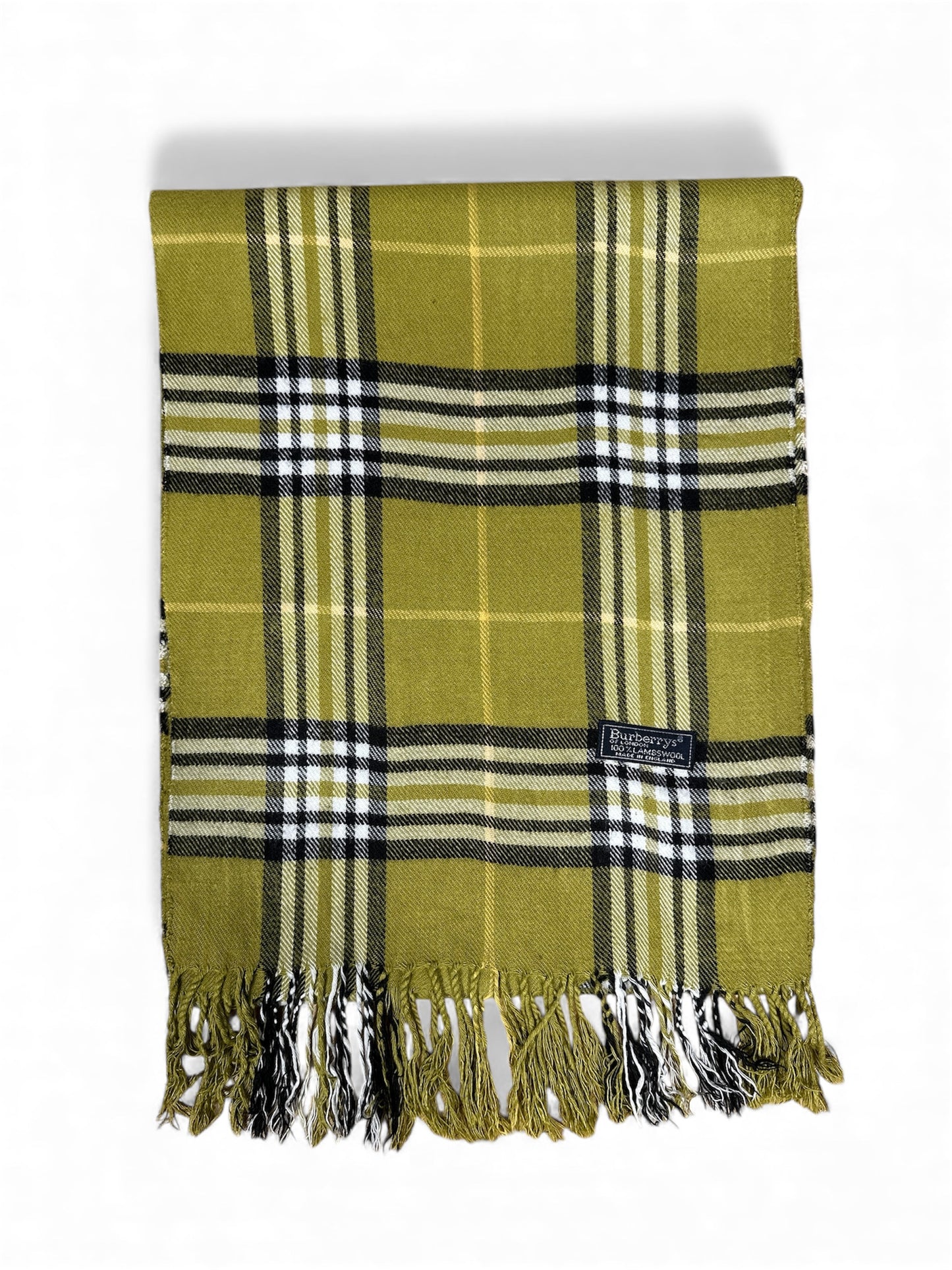 Burberry scarf edge fringe view — FashnLuxe