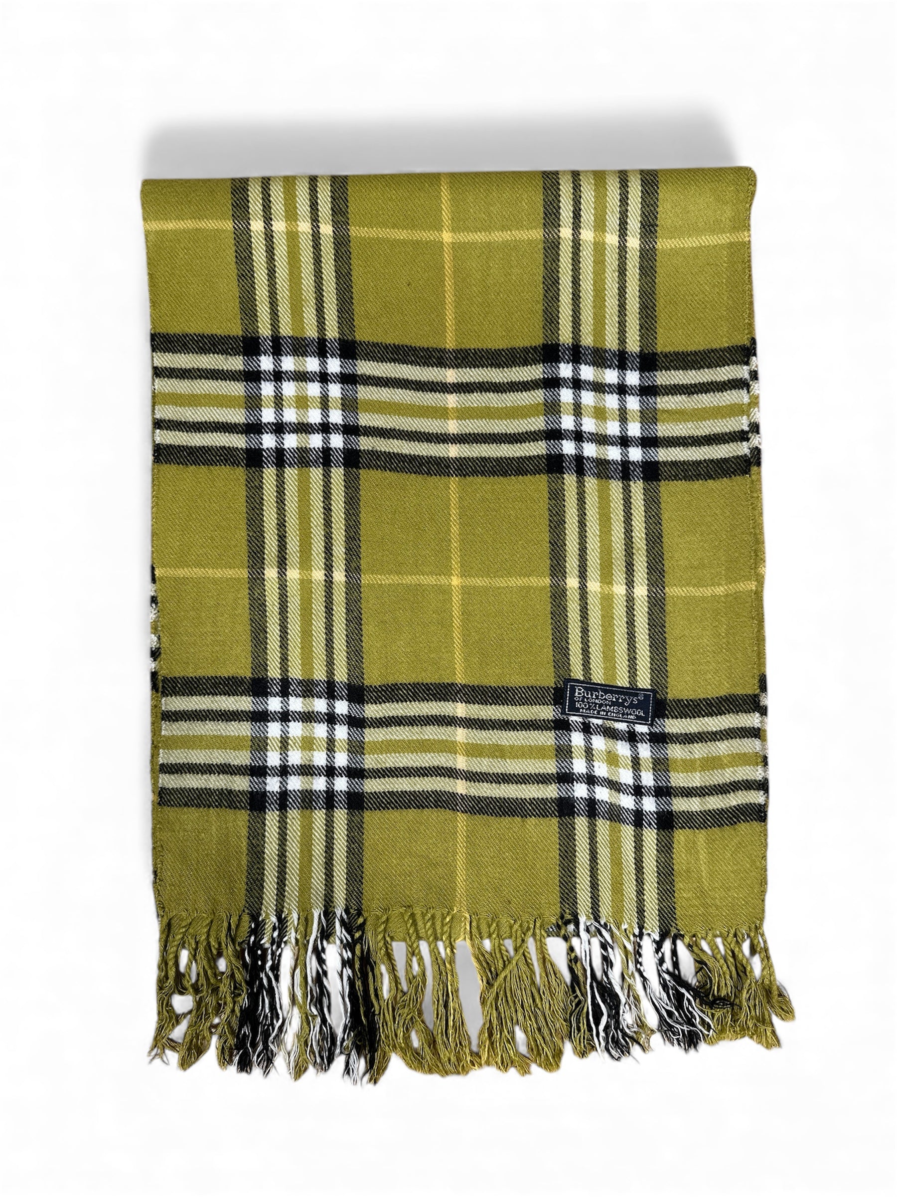 Burberry scarf edge fringe view — FashnLuxe