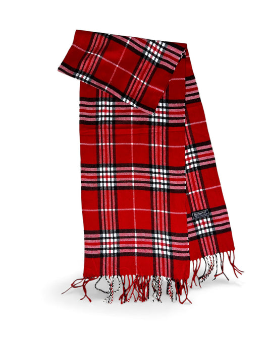 Burberry Nova Check wool silk scarf — FashnLuxe