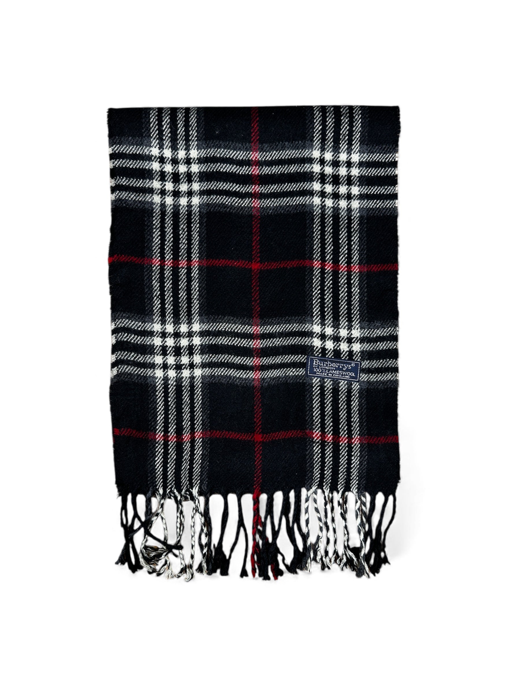Burberry scarf check pattern side view — FashnLuxe