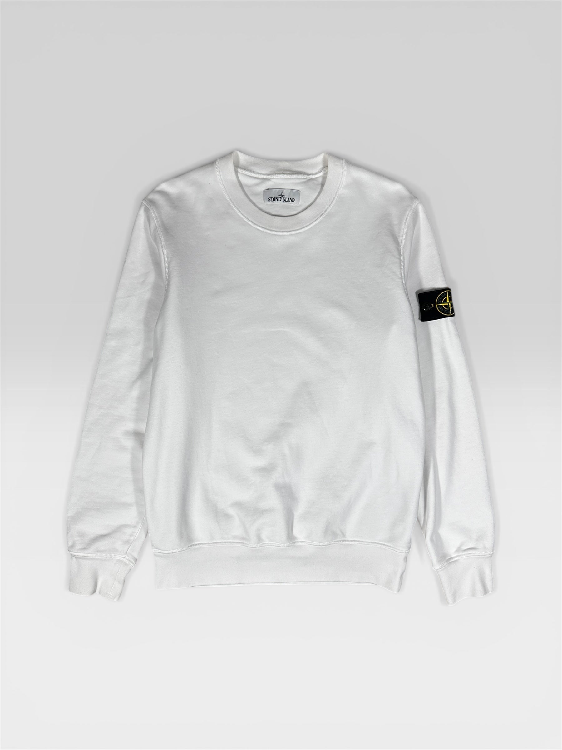 Stone Island crewneck sweatshirt size M front view — FashnLuxe