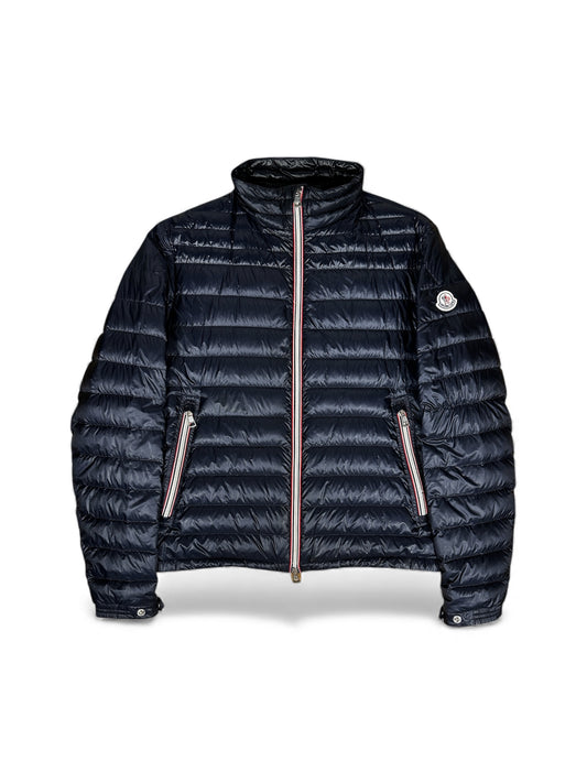 Moncler Daniel down jacket front view with badge — FashnLuxe