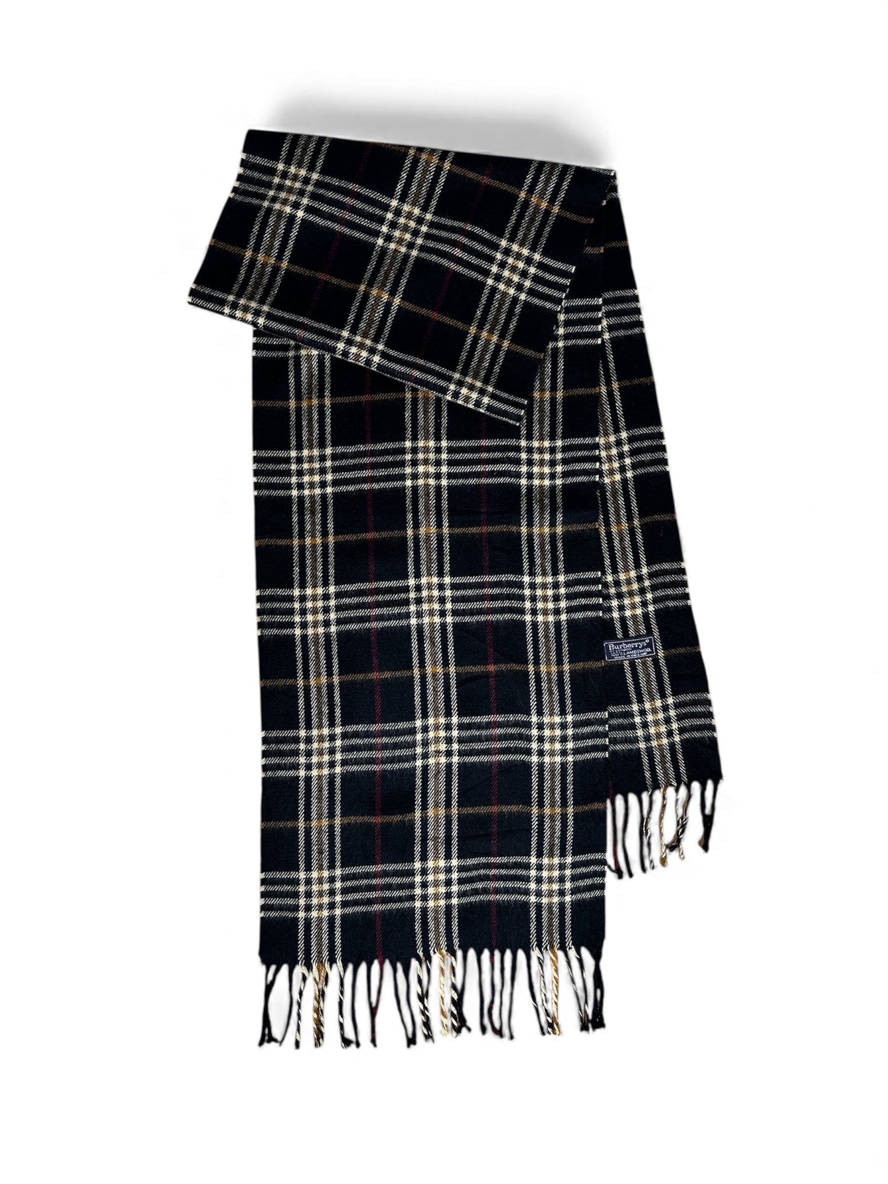 Burberry Nova Check wool silk scarf — FashnLuxe