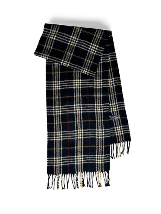 Burberry Nova Check wool silk scarf — FashnLuxe
