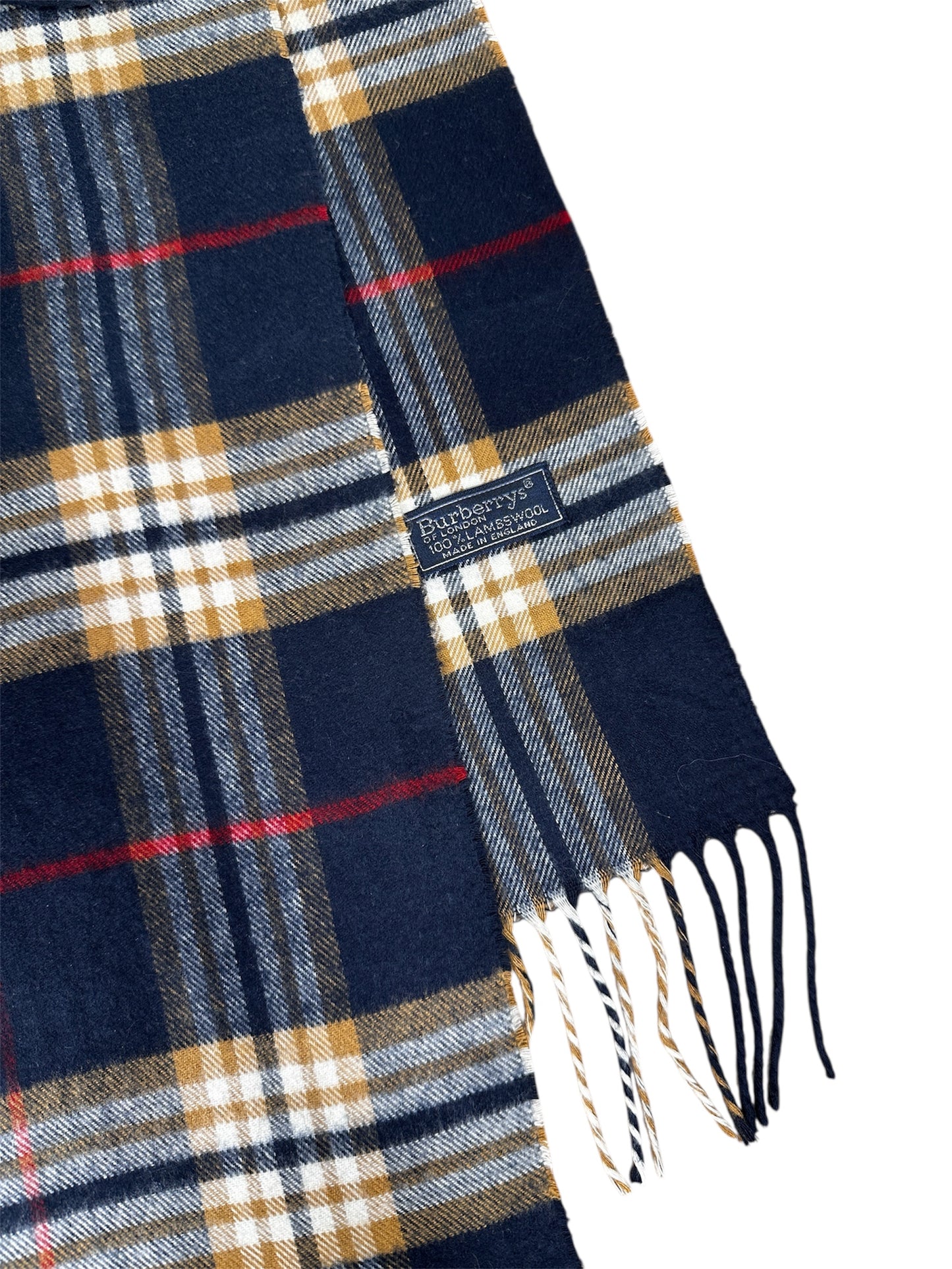 Burberry scarf check pattern detail — FashnLuxe