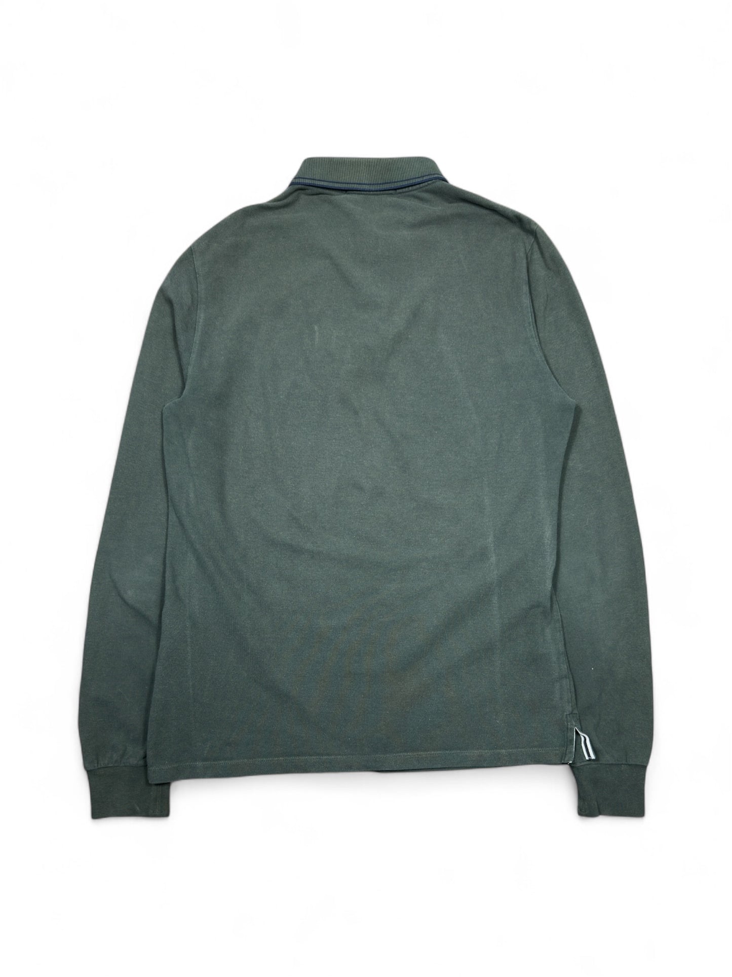 Stone Island long-sleeve polo back view — FashnLuxe