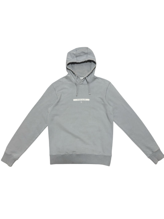 Stone Island hoodie with compass badge front view — FashnLuxe