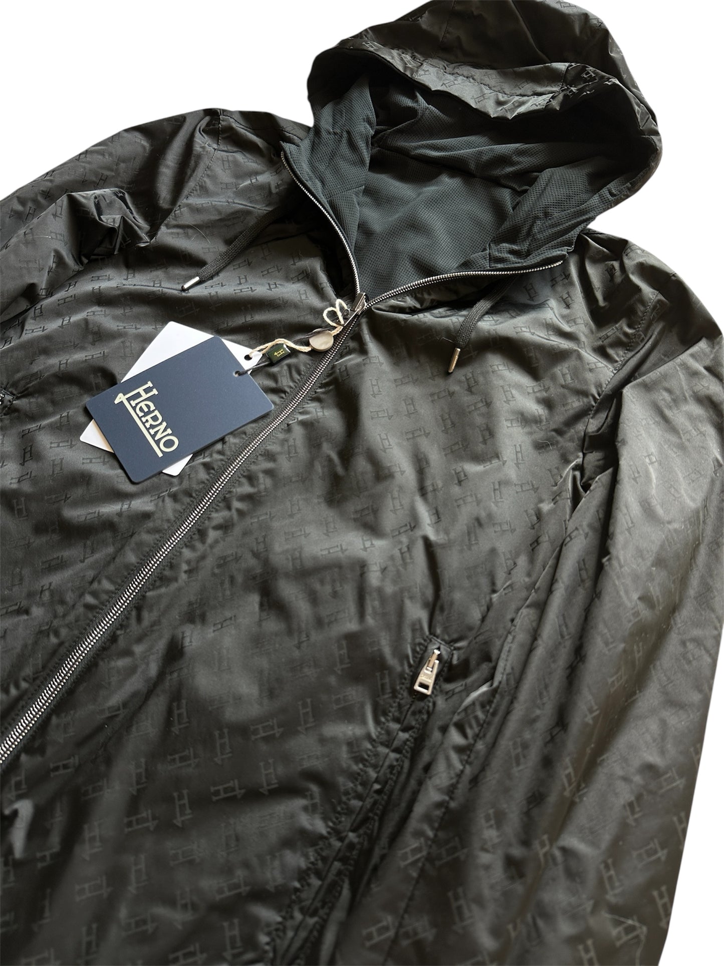 Herno windbreaker back view — FashnLuxe