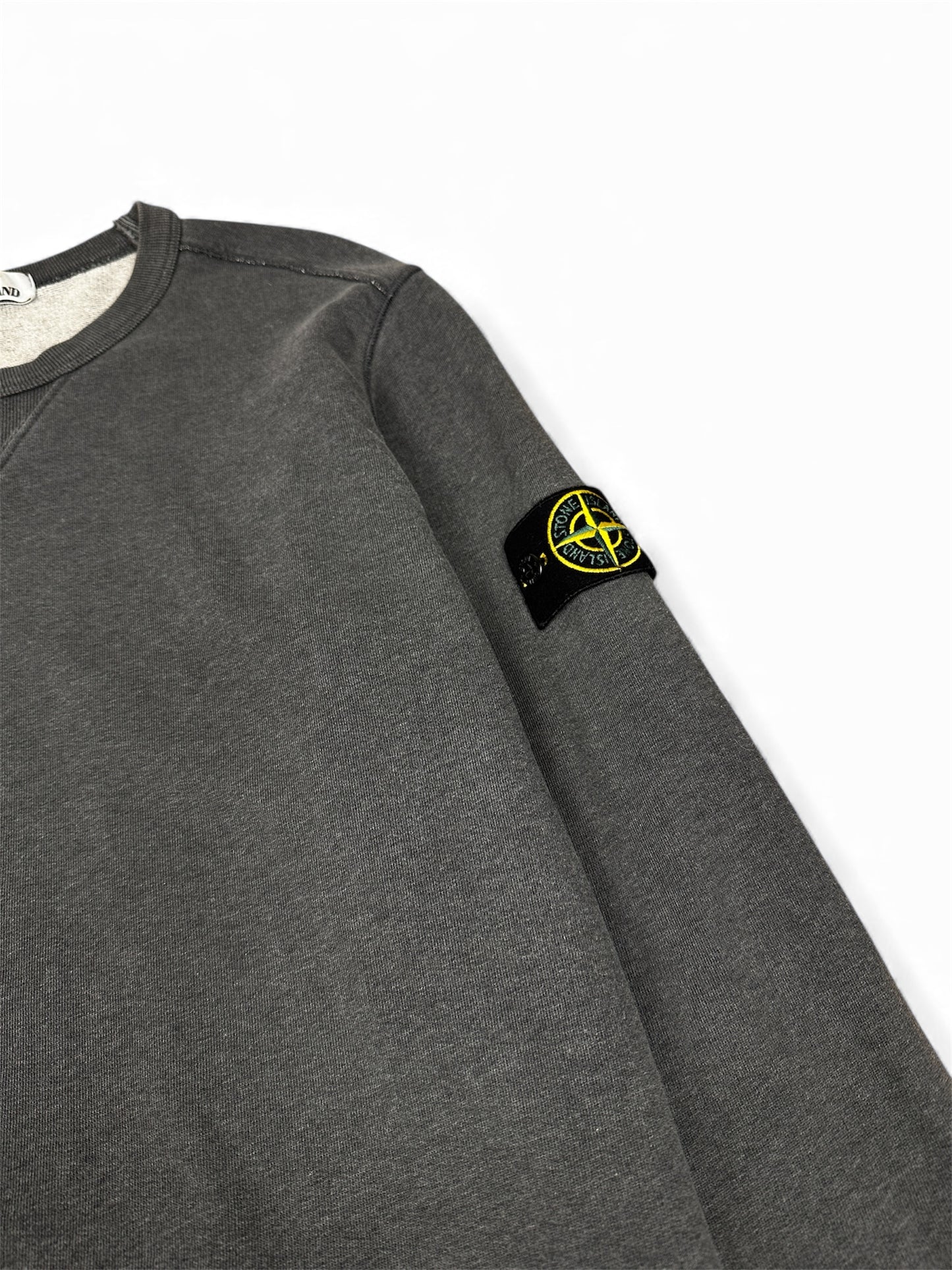 Stone Island sweatshirt badge detail — FashnLuxe