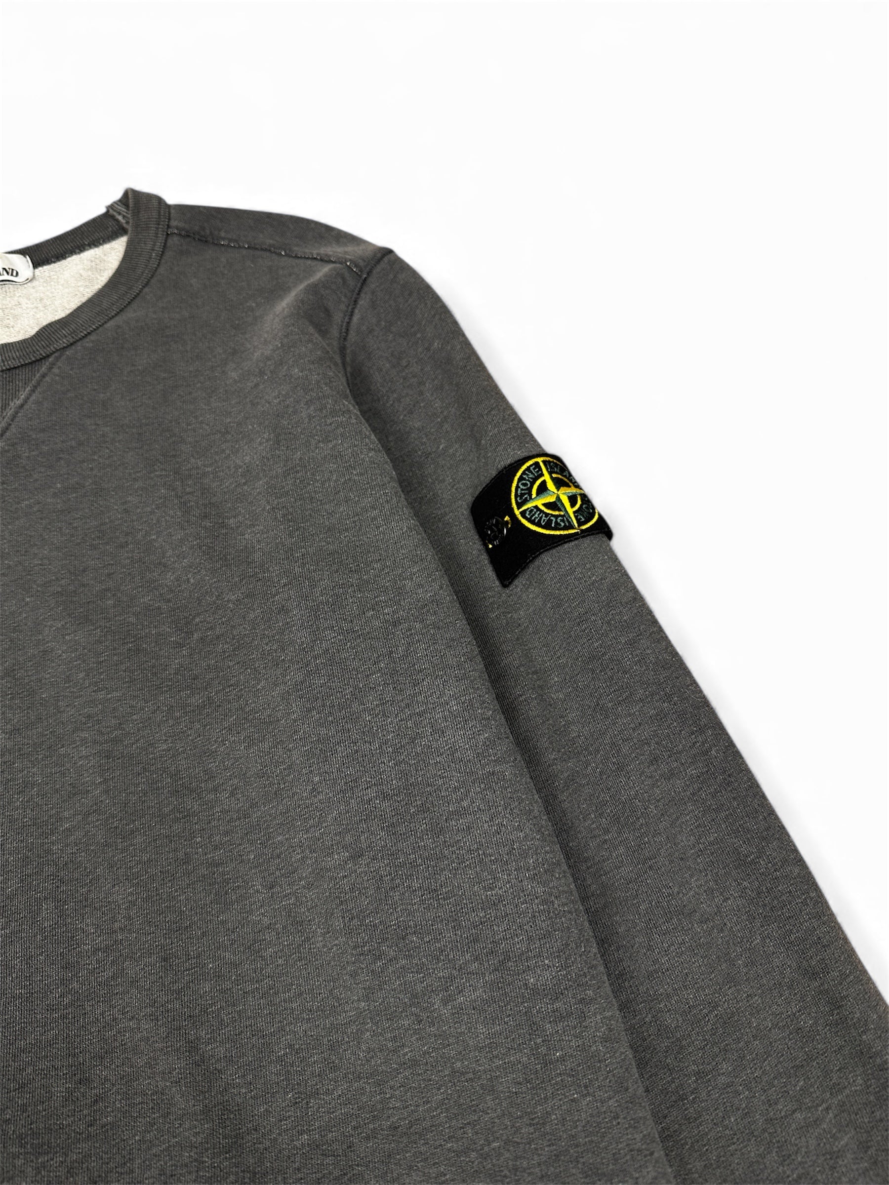 Stone Island sweatshirt badge detail — FashnLuxe