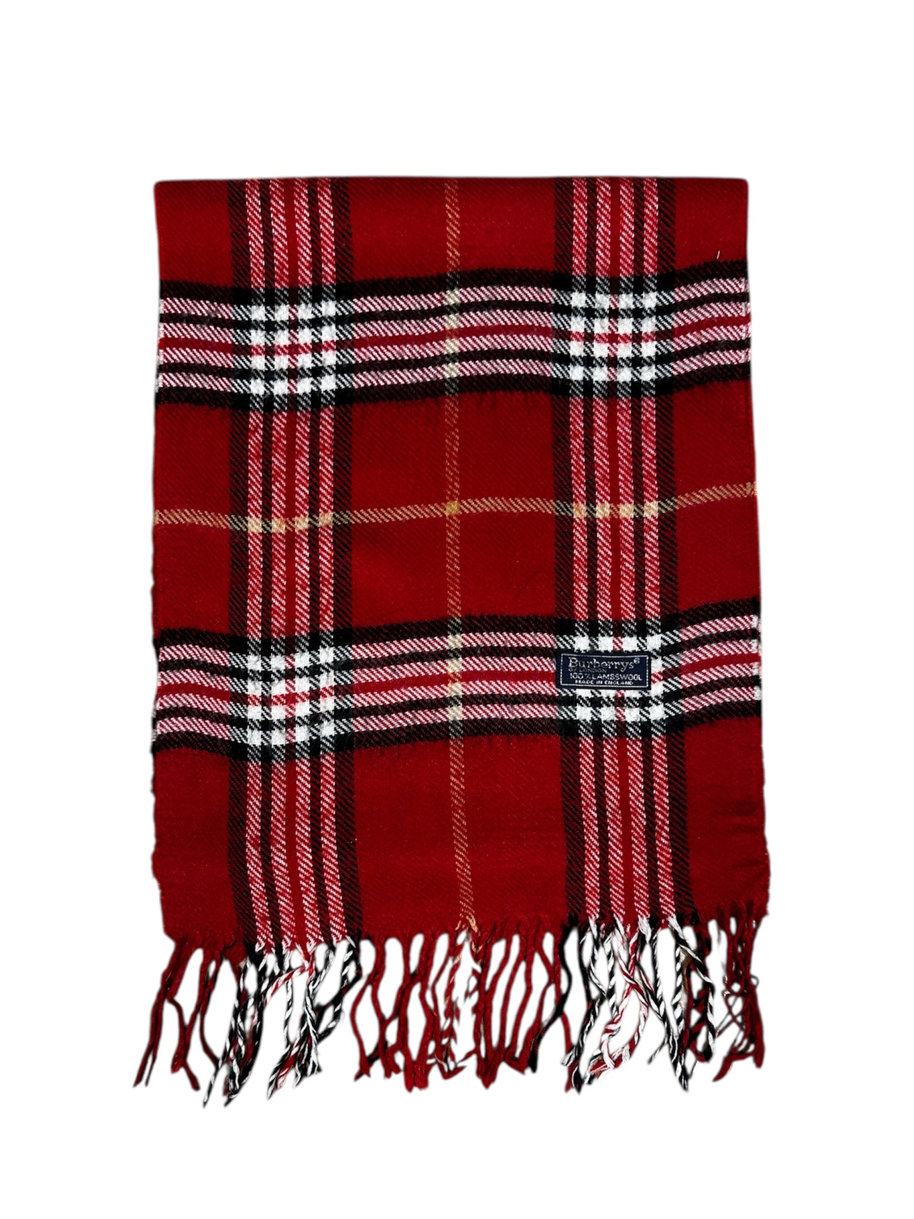 Burberry Nova Check scarf folded view — FashnLuxe