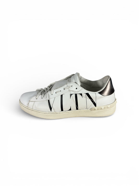 Valentino VLTN Open Sneaker used condition side view — FashnLuxe